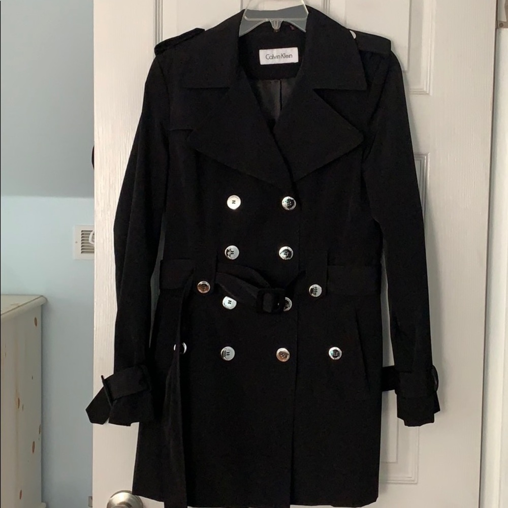 Calvin Klein Women’s Double Breasted Rain Jacket